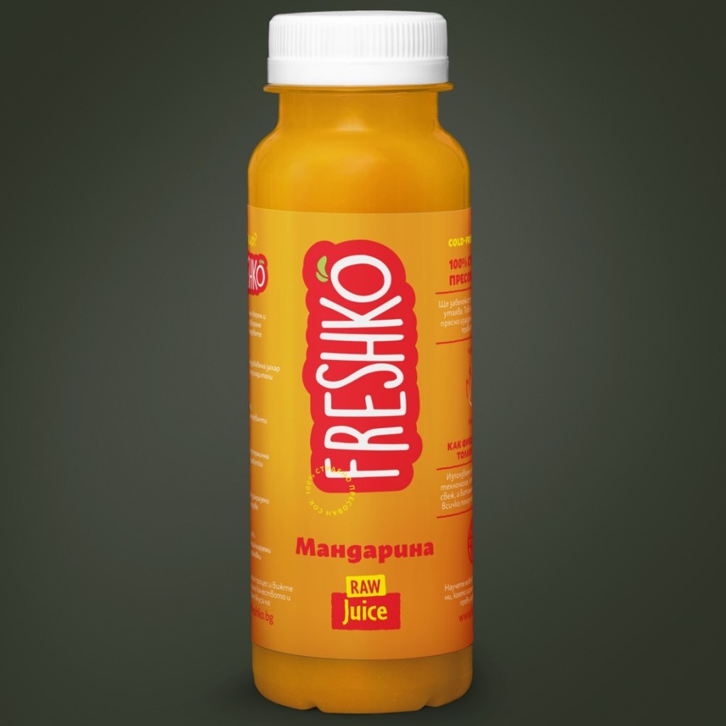 СТУДЕНО ПРЕСОВАН СОК МАНДАРИНА FRESKO 250ml 12х250ml