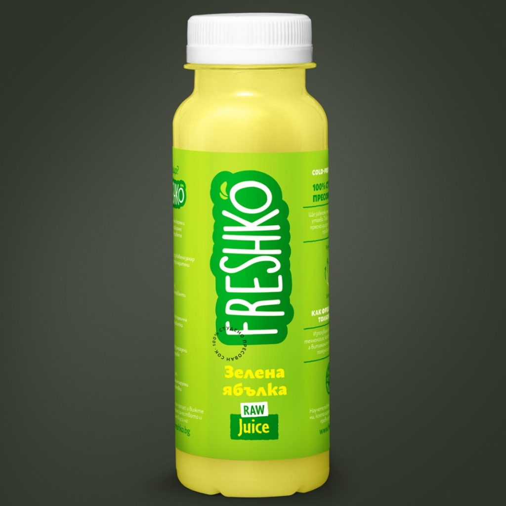 СТУДЕНО ПРЕСОВАН СОК ЯБЪЛКА FRESHKO 250ml 12х250ml